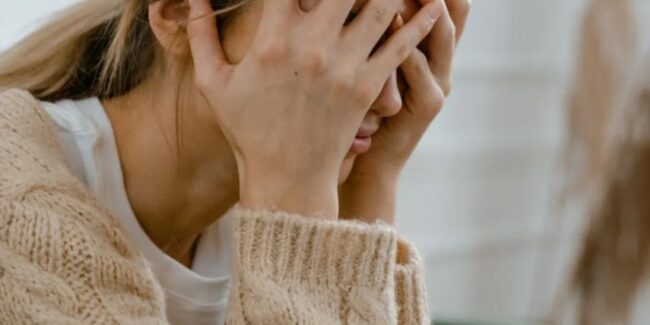 Woman looking disappointed