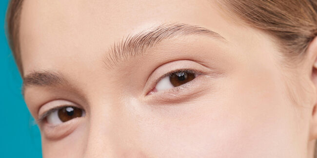 Woman with radiant facial skin
